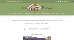 Desktop Screenshot of barandudahomestead.com.au